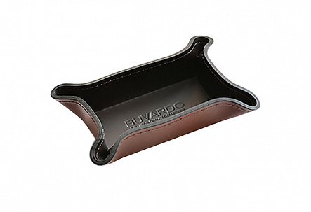 Лоток малый фигурный из кожи FG Tan/шоколад Лоток малый фигурный из кожи FG Tan/шоколад