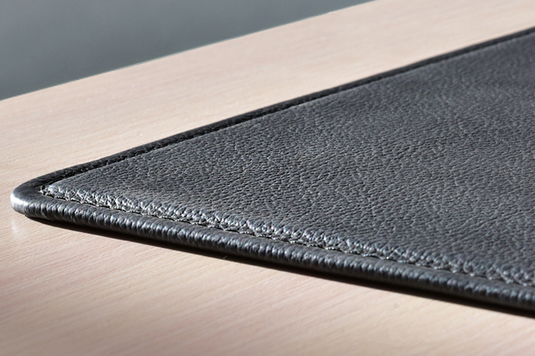 Бювар металлический МОДЕРН из кожи madras