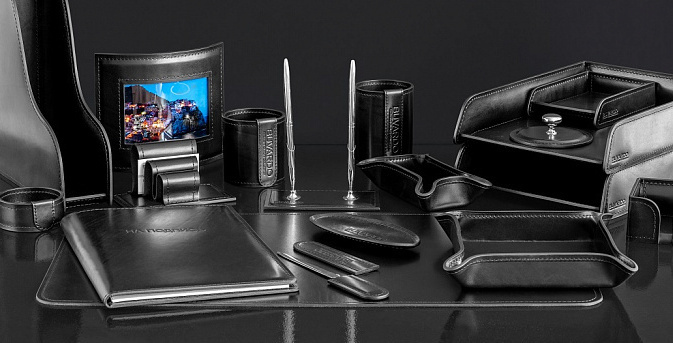 набор настольный люкс черный для руководителя набор настольный для руководителя черный