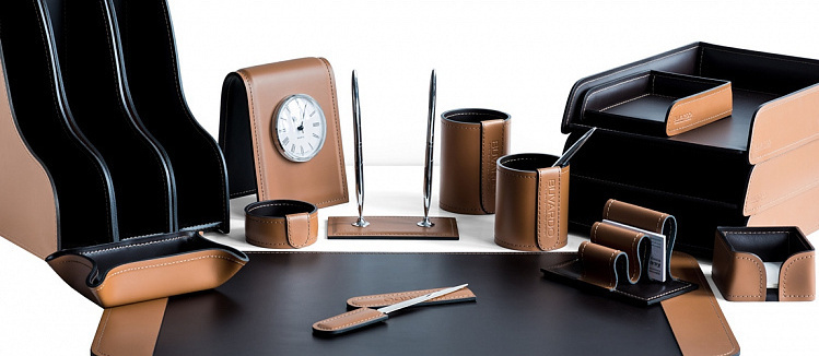 Набор настольный кожаный BUVARDO