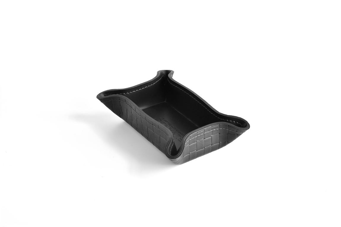 Лоток малый фигурный treccia черный Лоток малый фигурный treccia черный