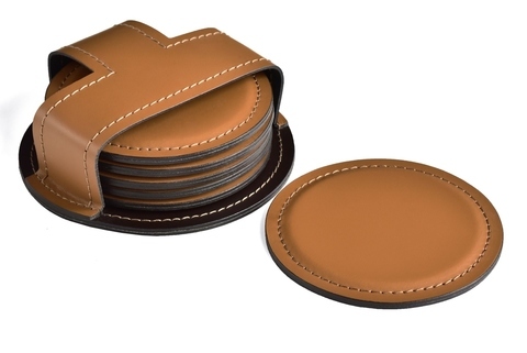 Набор костеров в чехле табак/шоколад