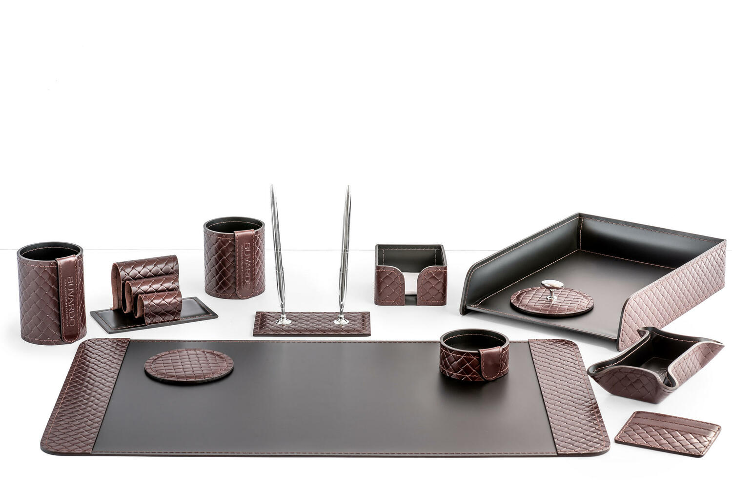 TREND Brown офисный набор 12 предметов. СТАРАЯ ЦЕНА 96500