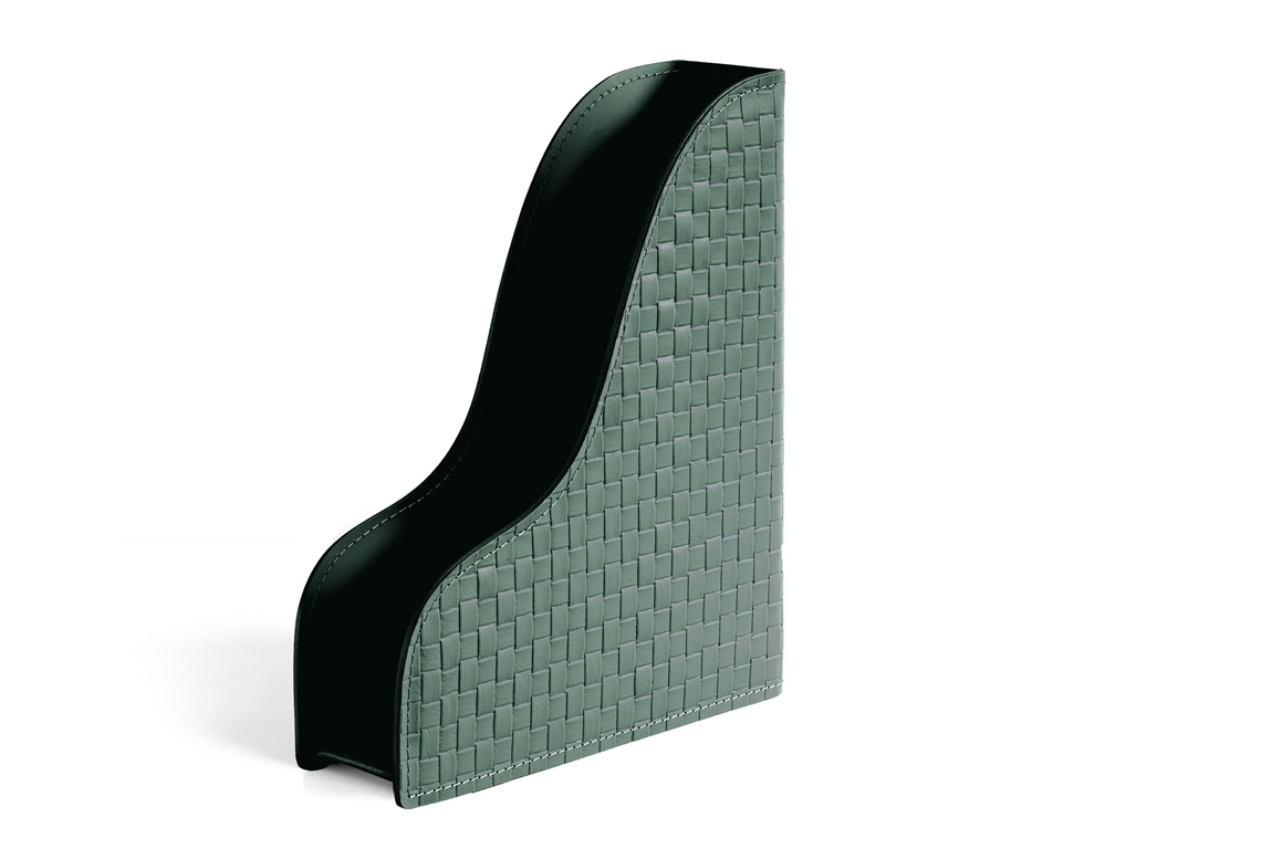 Лоток А4 вертикальный treccia зеленый Лоток А4 вертикальный treccia зеленый