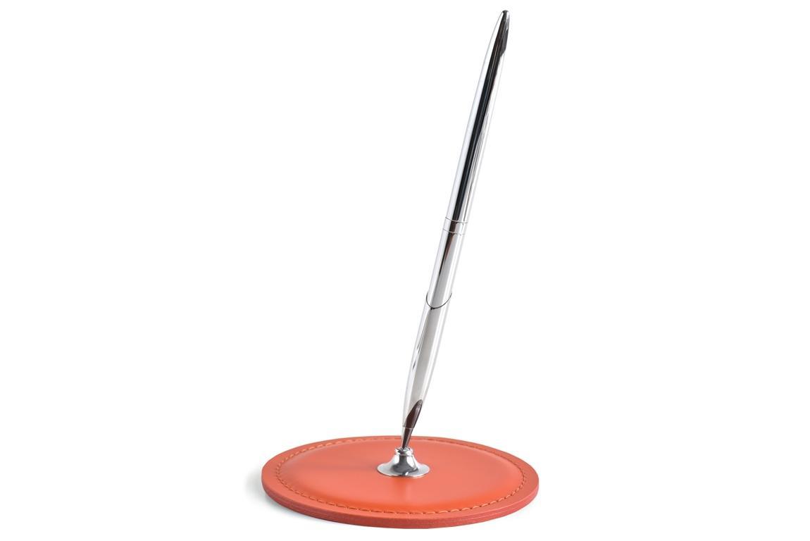 Подставка для 1 ручки оранж/шоколад