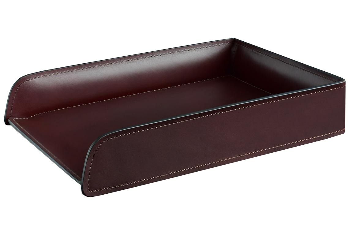 Лоток А4 горизонтальный из кожи full grain brown Лоток А4 горизонтальный из кожи full grain brown