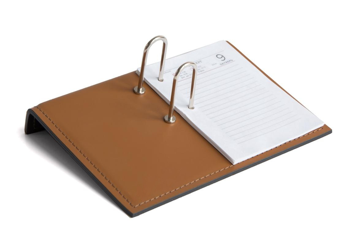 Подставка перекидного календаря цвет табак