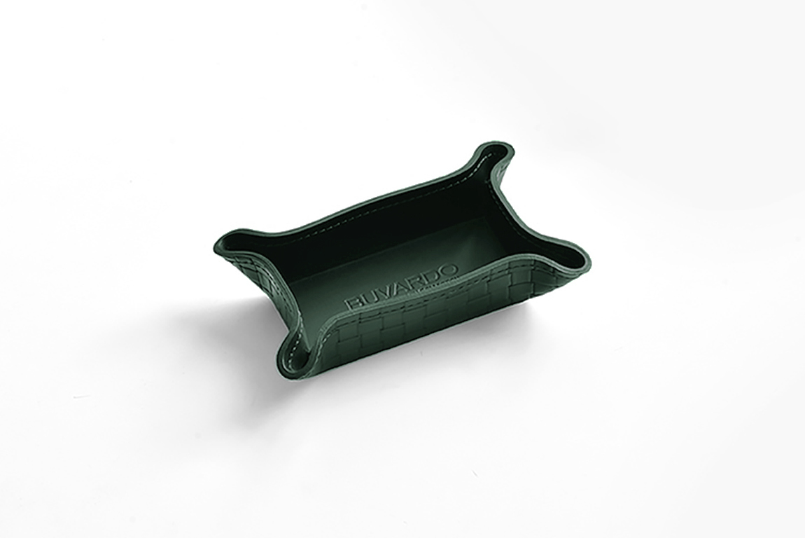 Лоток малый фигурный treccia зеленый Лоток малый фигурный treccia зеленый