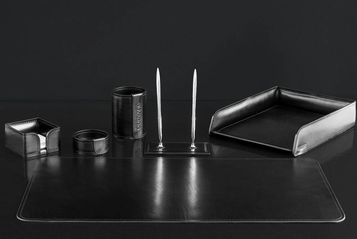 Подарочный набор руководителя подарочный 6 предметов из кожи FG Black Подарочный набор руководителя подарочный 6 предметов из кожи FG Black