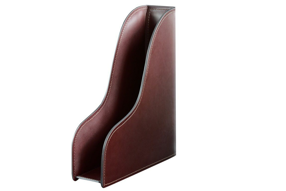 Лоток А4 вертикальный из кожи full grain brown Лоток А4 вертикальный из кожи full grain brown