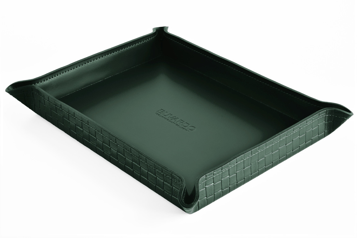 Лоток А4 фигурный treccia зеленый Лоток А4 фигурный treccia зеленый