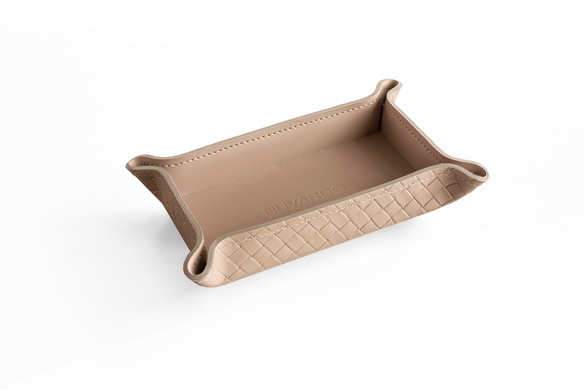 Лоток малый фигурный treccia какао