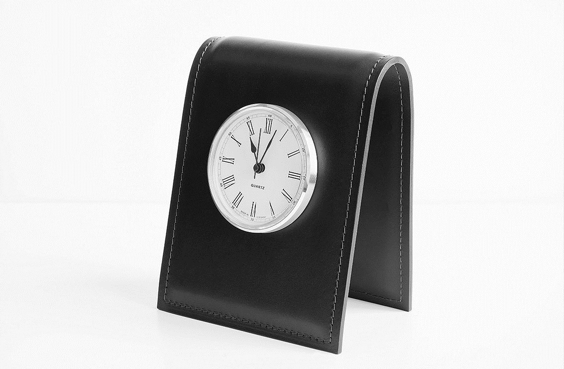 Подставка под часы из кожи FG Black/черный