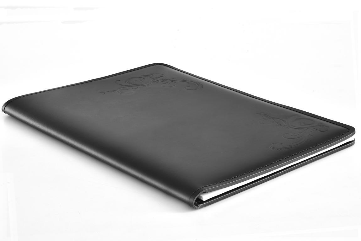 Папка под блокнот А4 черная