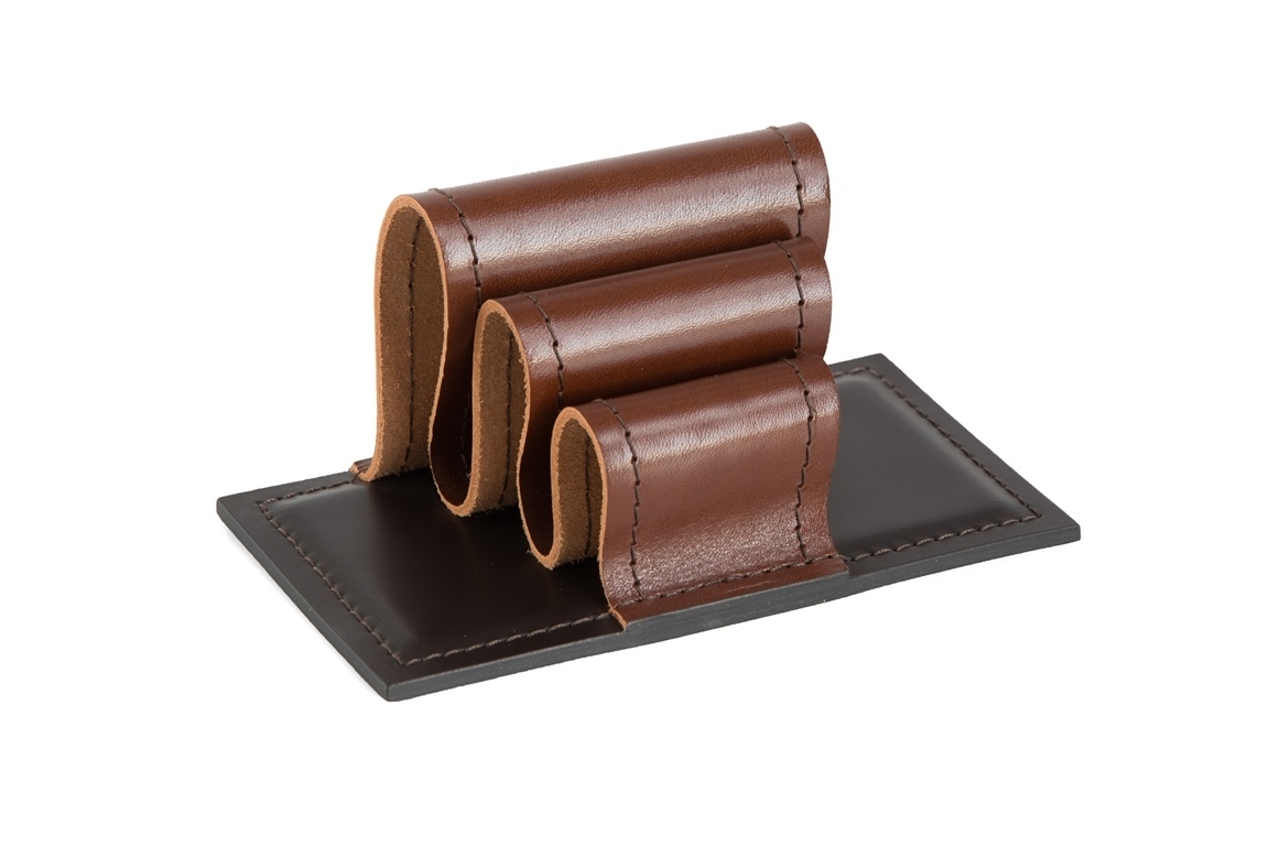 Визитница - холдер из кожи FG Tan/шоколад Визитница - холдер из кожи FG Tan/шоколад