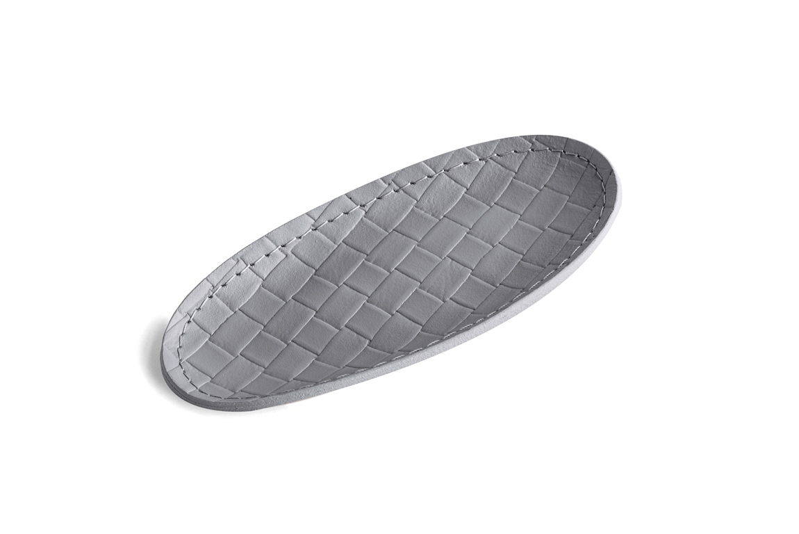 Лоток для мелочей treccia серый