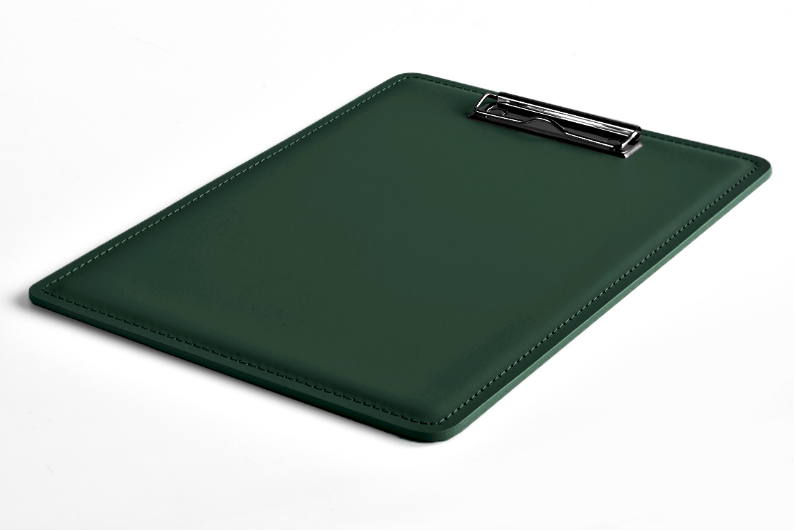 Планшет А4 из черной кожи Планшет А4 из черной кожи