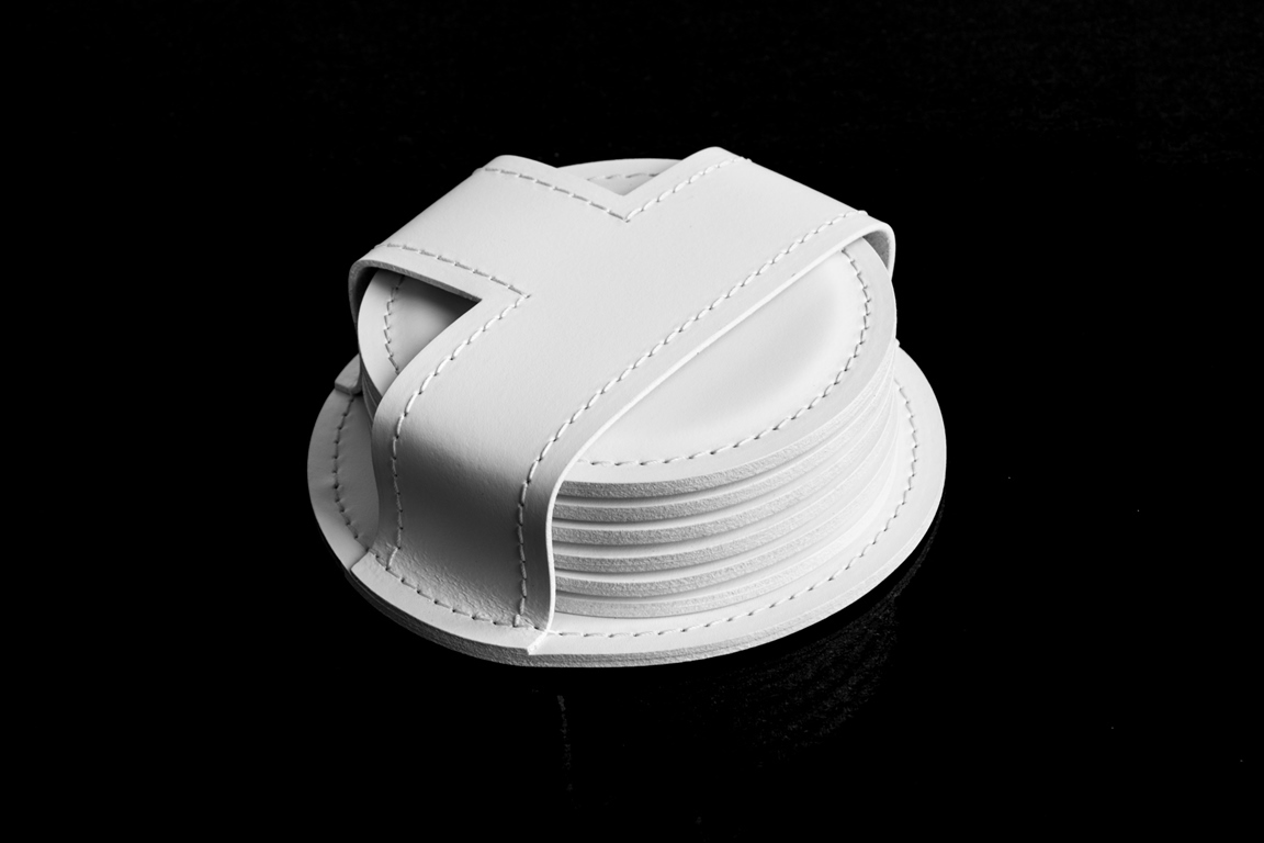 Набор костеров в чехле белый Набор костеров в чехле белый