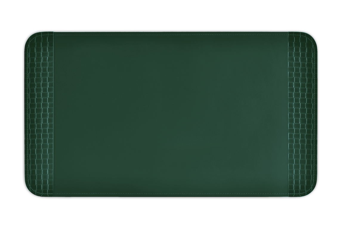 Бювар Экстра из зеленой кожи treccia. Модель 9. Бювар Экстра из зеленой кожи treccia. Модель 9.