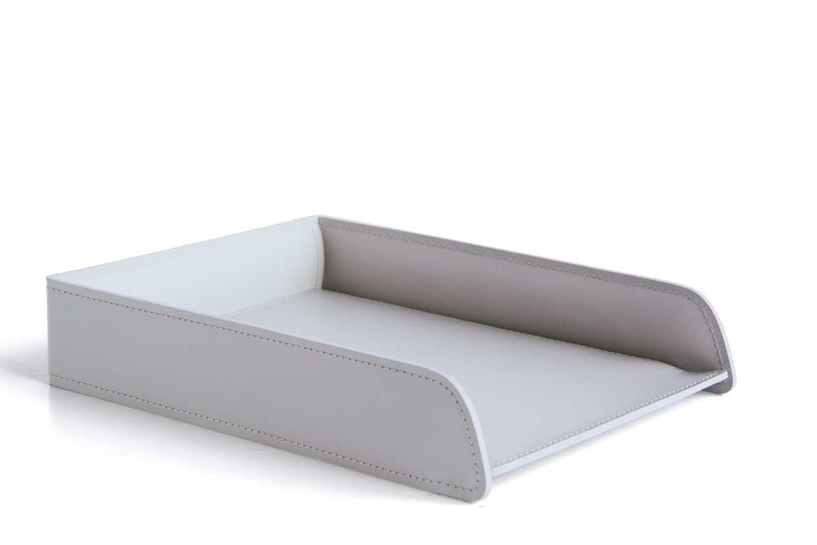 Лоток А4 горизонтальный серый