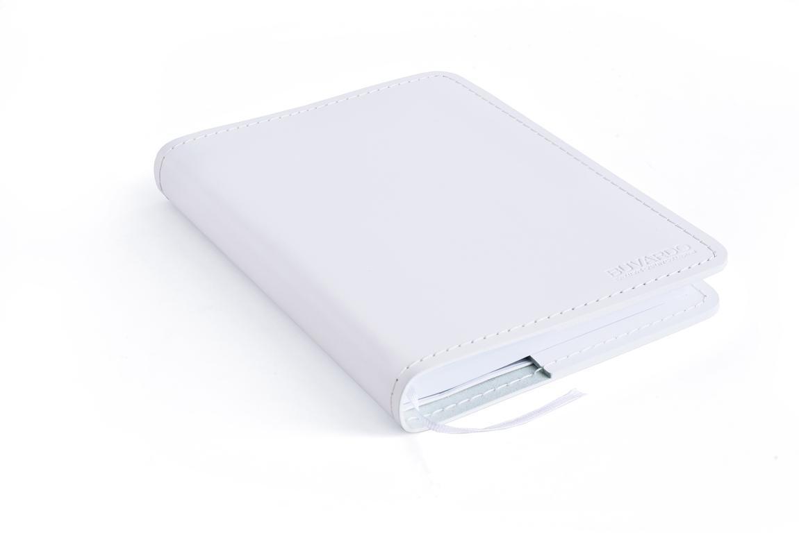 Ежедневник кожаный белый Ежедневник кожаный белый