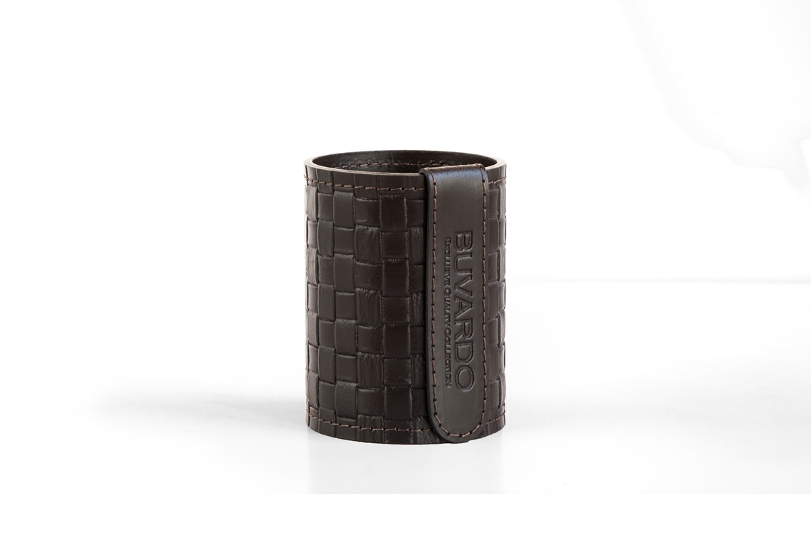 НЕТ В НАЛИЧИИ Стакан канцелярский Н12 intrecciato шоколад