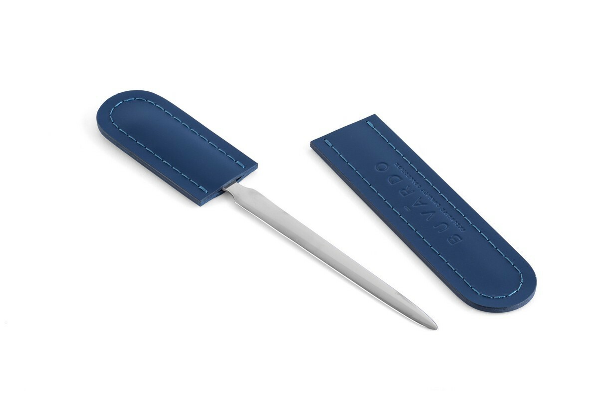 ПО ЗАПРОСУ Нож канцелярский в чехле синий