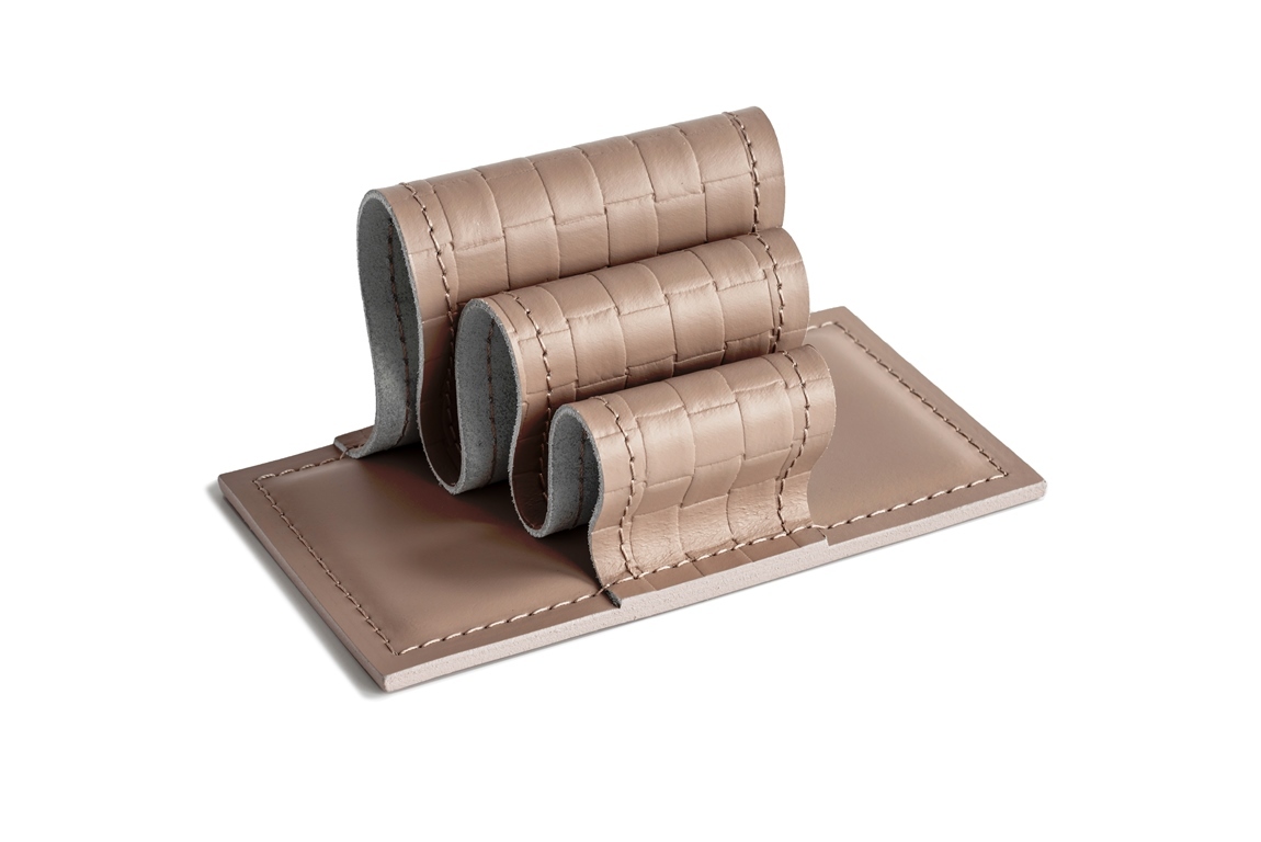 Визитница - холдер treccia cafe latte