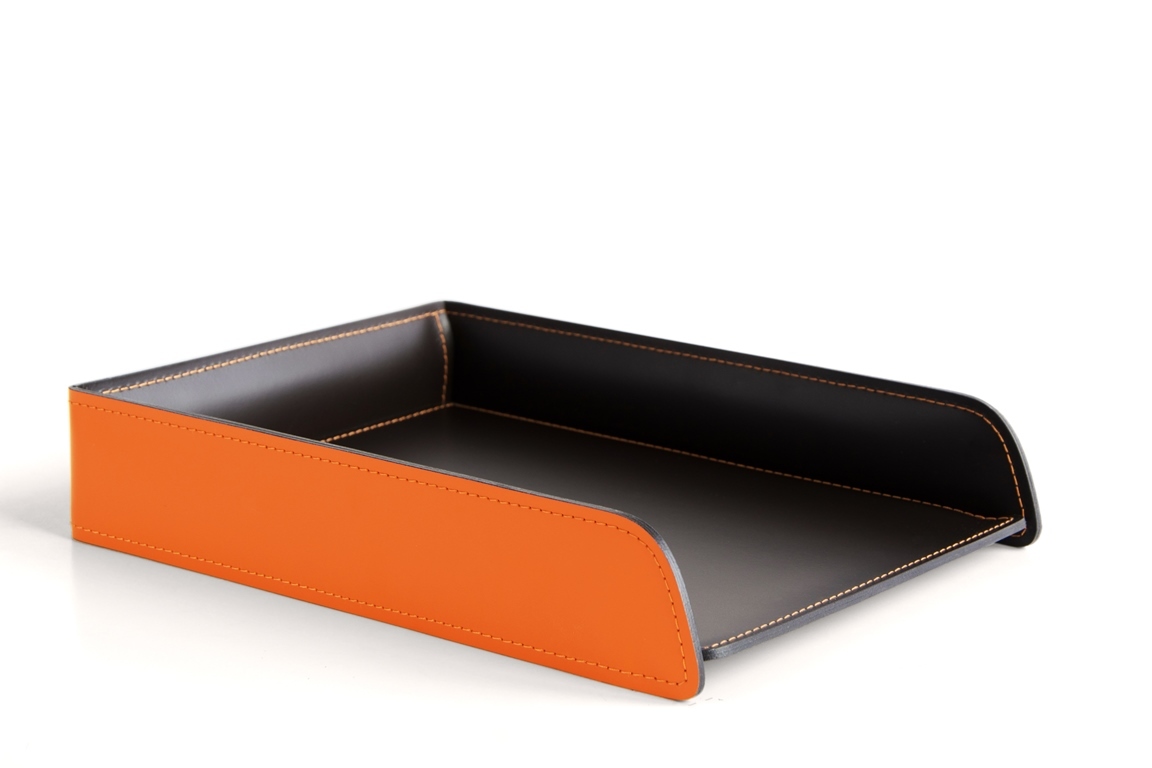 Лоток А4 горизонтальный оранж/шоколад