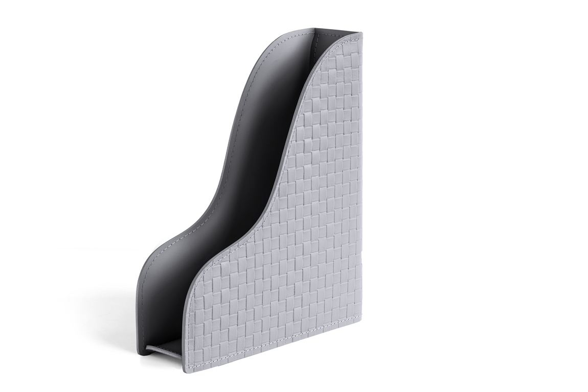 Лоток А4 вертикальный серый/treccia