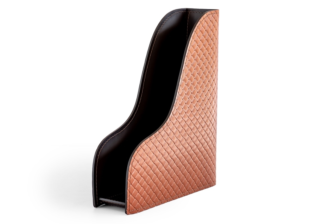 Лоток А4 вертикальный из кожи Рельеф Тан Старая цена 22560 Лоток А4 вертикальный из кожи Рельеф Тан Старая цена 22560