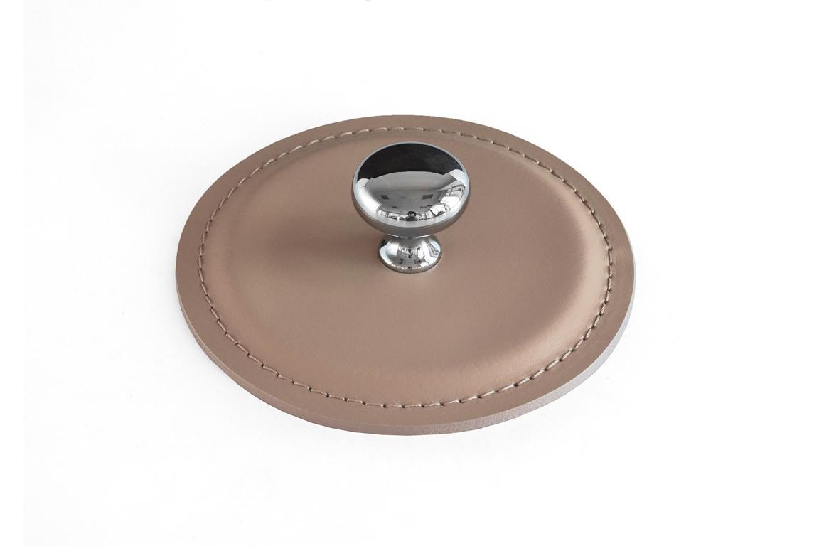 Пресс из кожи caffe latte (какао)