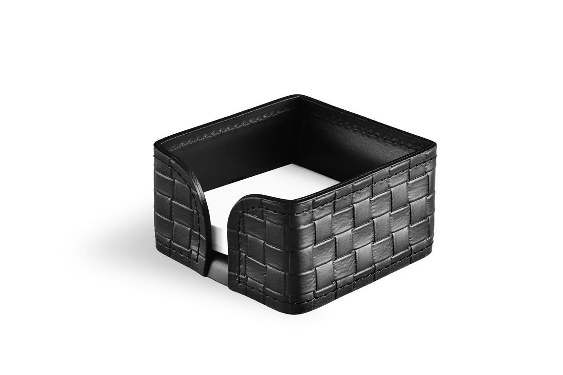 Лоток для блока бумаги treccia черный Лоток для блока бумаги treccia черный