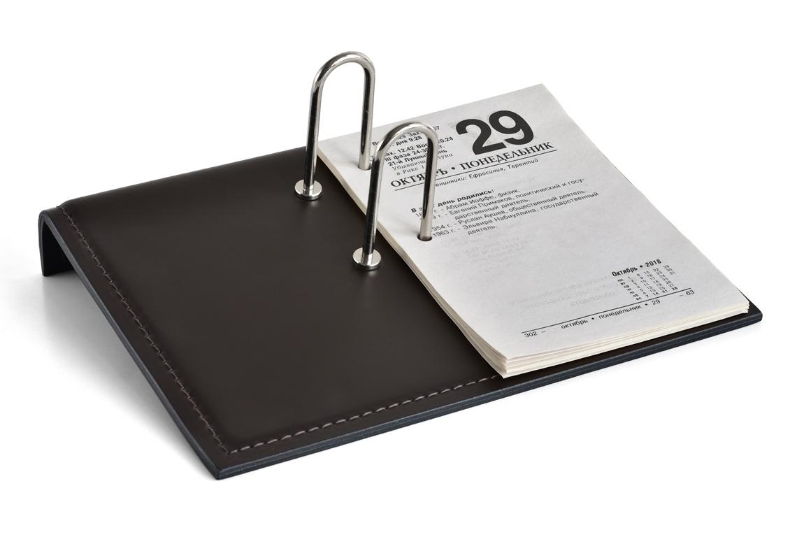 Держатель перекидного календаря цвет шоколад