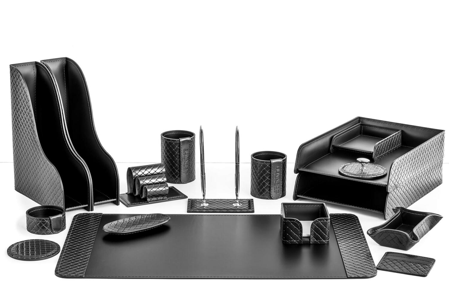 GRAND Black набор канцелярский руководителя 17 предметов. СТАРАЯ ЦЕНА 162500