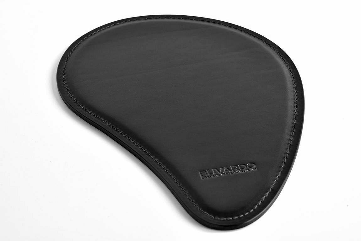 Коврик для мышки - Маус бювар из кожи FG Black/черный