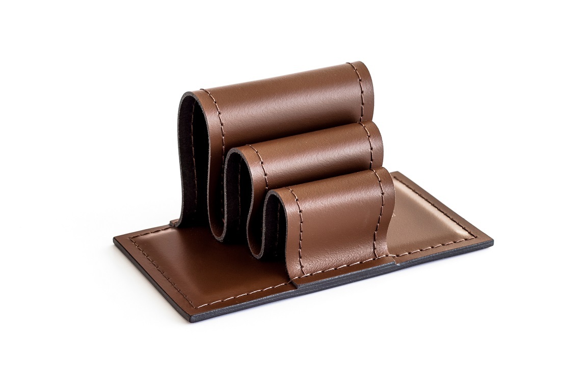 Визитница - холдер из кожи цвет орех Визитница - холдер из кожи цвет орех