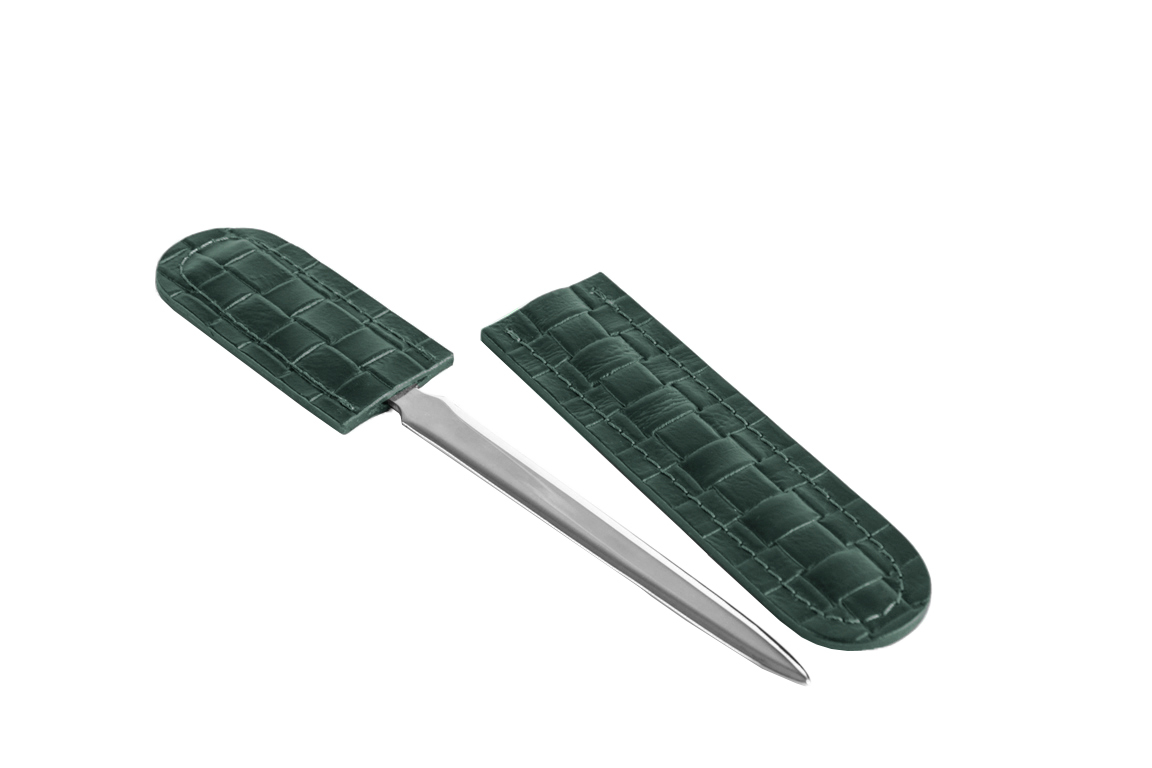 НЕТ В НАЛИЧИИ Нож канцелярский в чехле treccia зеленый НЕТ В НАЛИЧИИ Нож канцелярский в чехле treccia зеленый